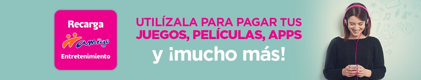 adquiere tu recarga entretenimiento y paga juegos apps y mucha diversion